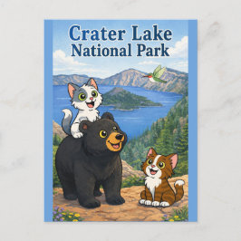 Cartão Postal do Parque Nacional Crater por Catnap