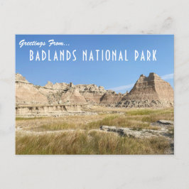 Cartão postal do Parque Nacional das Badlands