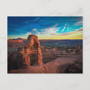 Cartão postal do Parque Nacional de Arches, Utah,