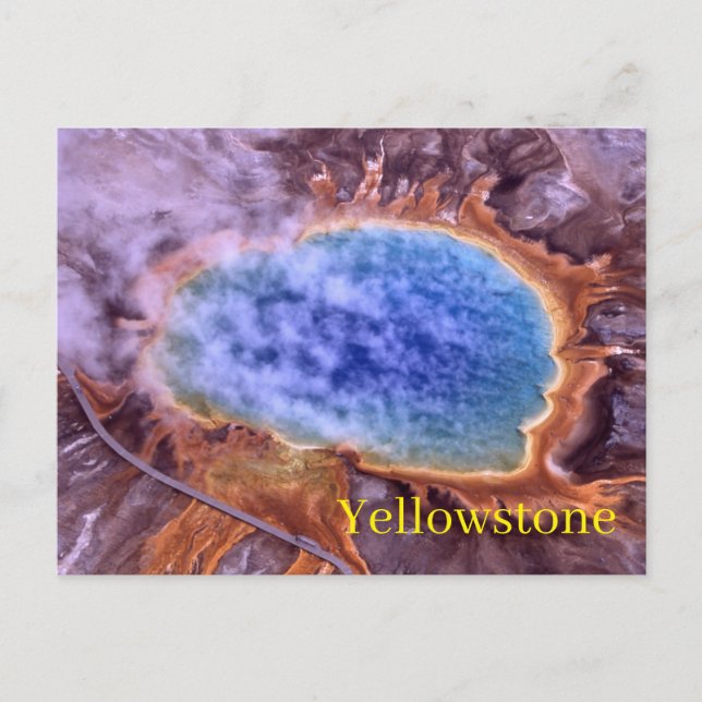 Cartão Postal do Parque Nacional de Yellowstone (Frente)