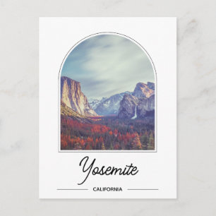 Cartão Postal do Parque Nacional de Yosemite