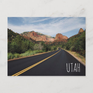 Cartão postal do Parque Nacional do Utah Zion