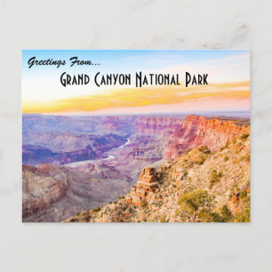 Cartão postal do Parque Nacional Grand Canyon