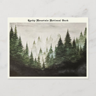 Cartão postal do Parque Nacional Rocky Mountain