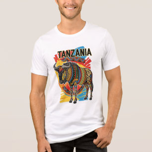 Cartão postal do Parque Nacional Serengeti Tanzâni