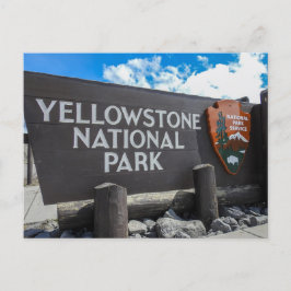 Cartão postal do Parque Nacional Yellowstone