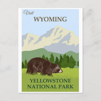 Cartão postal do Parque Nacional Yellowstone
