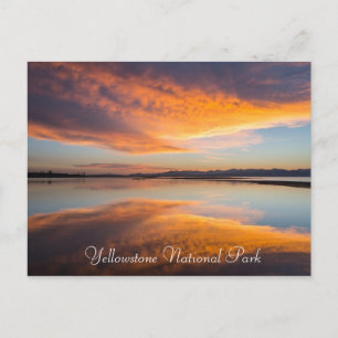 Cartão postal do Parque Nacional Yellowstone Monta