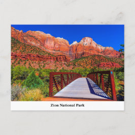Cartão postal do Parque Nacional Zion
