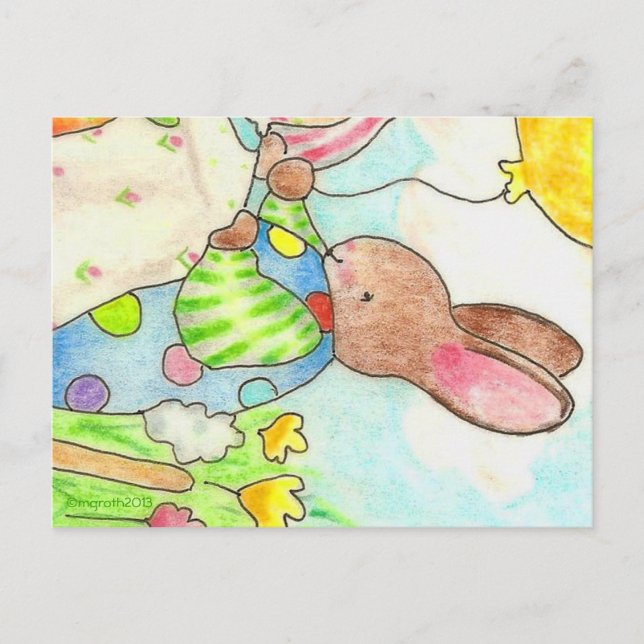 Cartão postal do Partido Bunny (Frente)