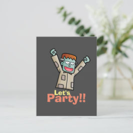 Cartão postal do Partido Personalizado Frankenstei
