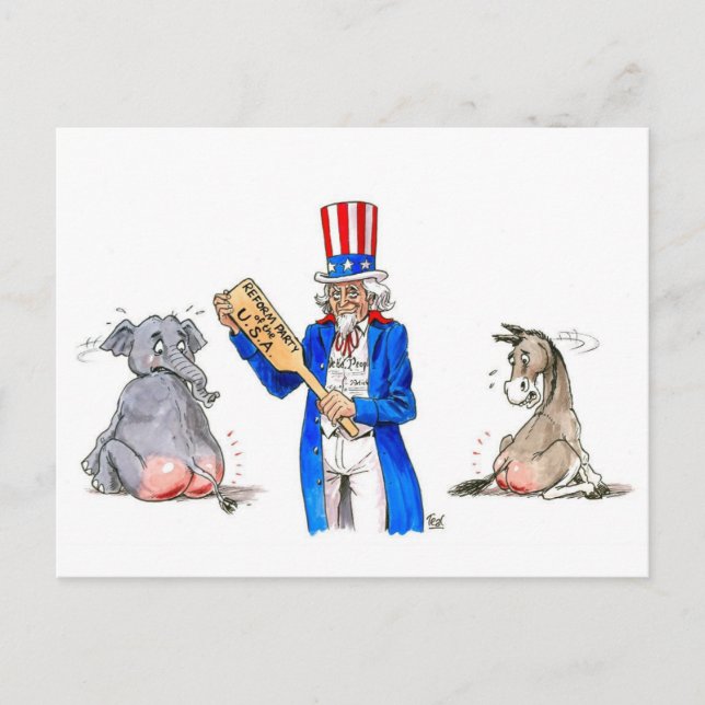 Cartão postal do Partido Reformador (Frente)