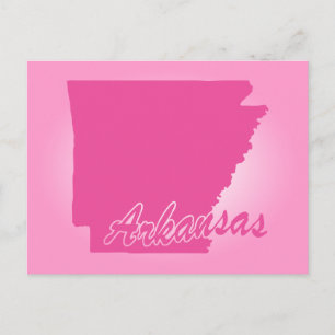 Cartão postal do Pink State Arkansas