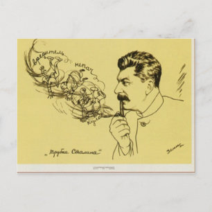 Cartão postal do pipe Stalin