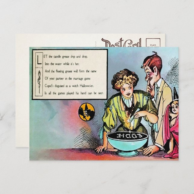 Cartão postal do Poema 3 do Dia das Bruxas Vitoria (Frente/Verso)