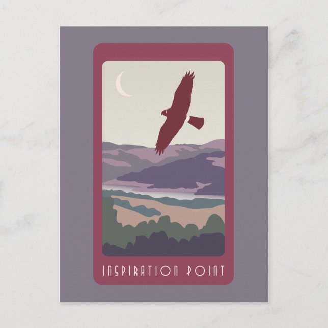 Cartão postal do Ponto de Inspiração (Frente)