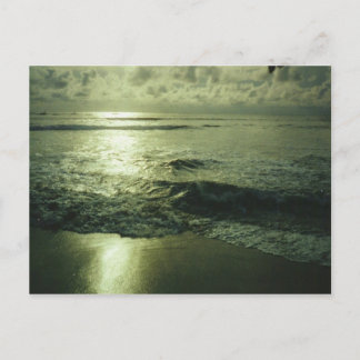 Cartão postal do pôr do sol costarriquenho