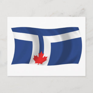 Cartão Postal do Poste da Bandeira de Toronto