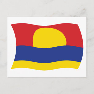 Cartão Postal do Poste da Bandeira do Atol Palmyra