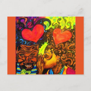 Cartão postal do pôster Amor Preto
