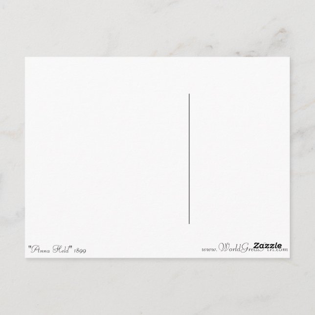 Cartão postal do poster vintage (Verso)