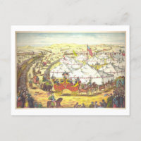 Cartão postal do Poster vintage Circus Parade