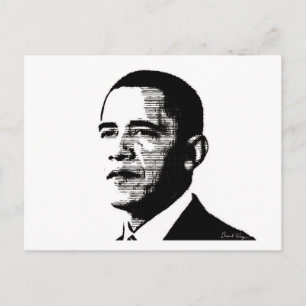 Cartão postal do Presidente Obama