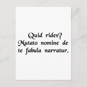Cartão Postal Do que você está rindo? Apenas mude o nome....