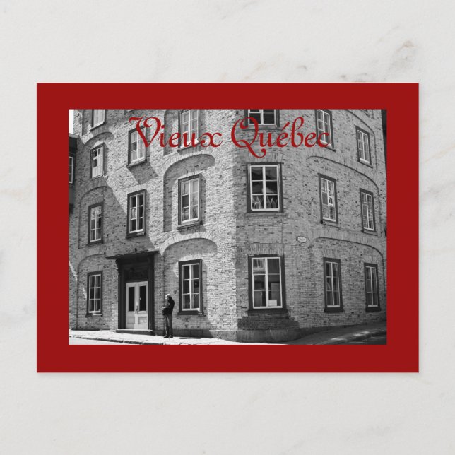 Cartão postal do Quebec (Frente)