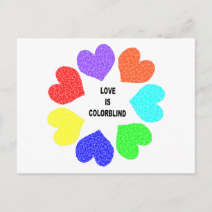 Cartão postal do Rainbow Hearts