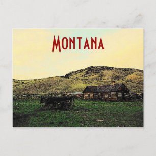 Cartão postal do rancho de Montana