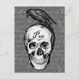 Cartão postal do Raven Poe