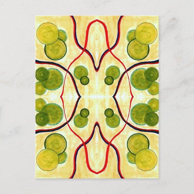 Cartão postal do Refresco de Creme Verde (Frente)