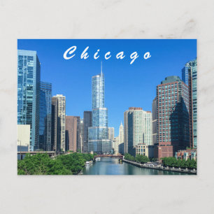Cartão postal do rio Chicago