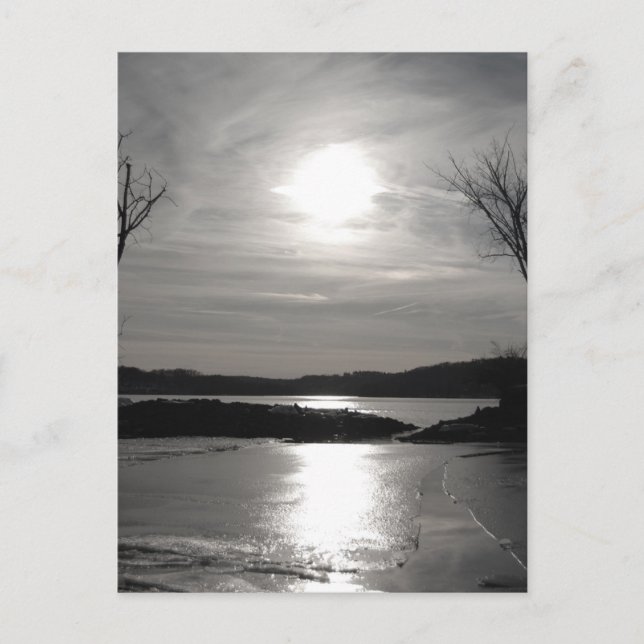 Cartão postal do rio Hudson (Frente)