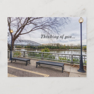 Cartão Postal do Rio Missouri View Thinking of You