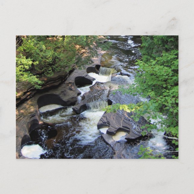 Cartão postal do rio Presque Isle (Frente)