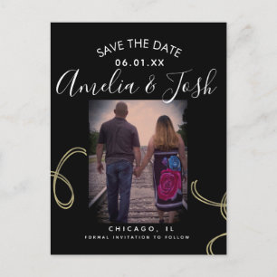 Cartão postal do Roteiro para Salvar a Data Foto F