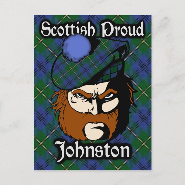 Cartão postal do Scottish Clan Johnstone Johnston  (Frente)