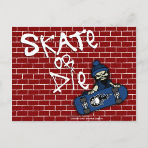 Cartão postal do skate ou Morte