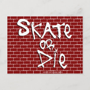 Cartão postal do skate ou Morte
