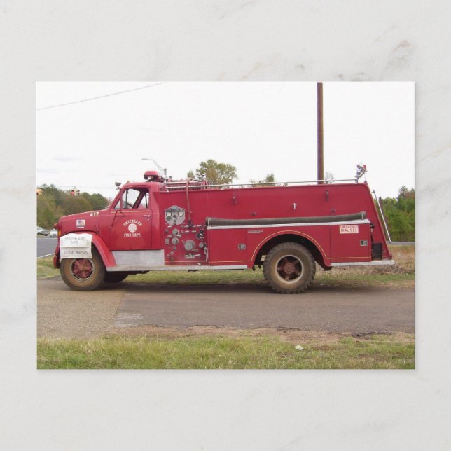 Cartão postal do Smithland Volunteer Fire Departme (Frente)