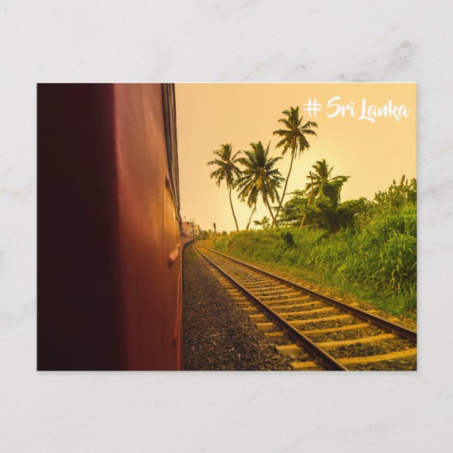 cartão postal do Sri Lanka (Frente)