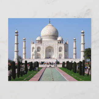 Cartão Postal do Taj Mahal