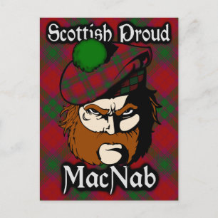 Cartão postal do Tartan do Clã Escocês MacNab