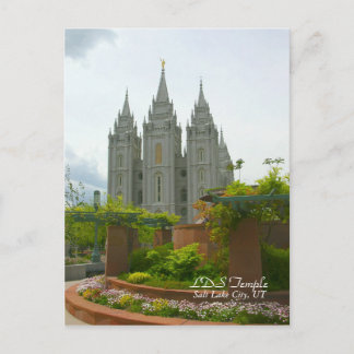 Cartão postal do Templo de A Igreja de Jesus Crist
