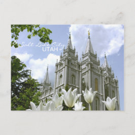Cartão postal do templo LDS SLC
