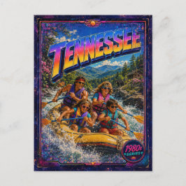 Cartão postal do Tennessee dos anos 80 Retro