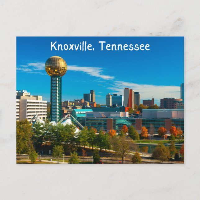 Cartão postal do Tennessee Knoxville (Frente)