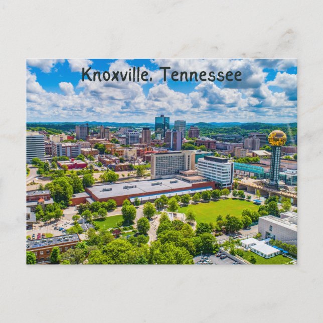 Cartão postal do Tennessee Knoxville (Frente)